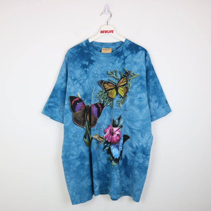 Vintage 2001 Butterfly Nature Tee - 3XL-NEWLIFE Clothing