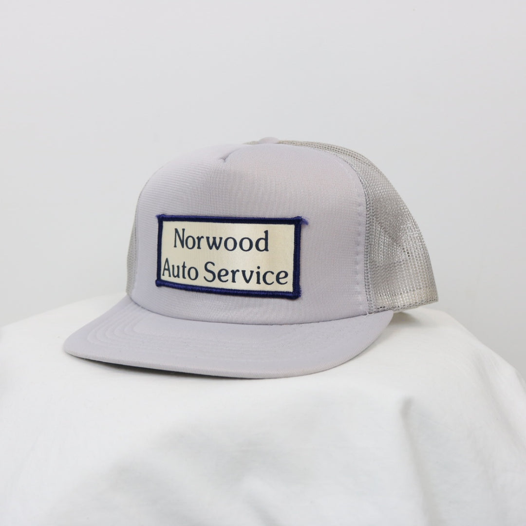 Vintage 80's Norwood Auto Service Trucker Hat - OS-NEWLIFE Clothing