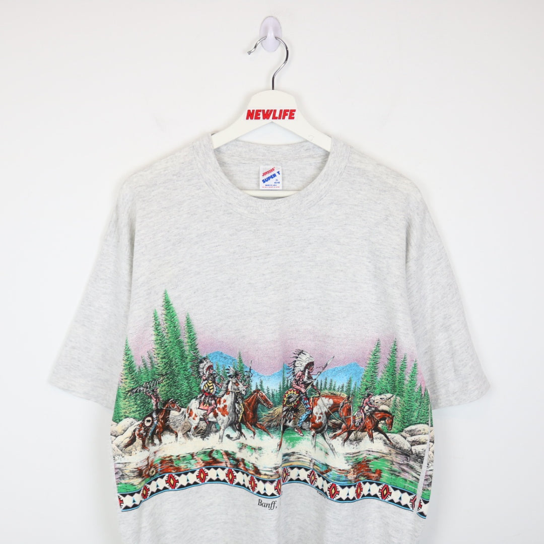 Vintage 1991 Banff Alberta Nature Tee - XL-NEWLIFE Clothing