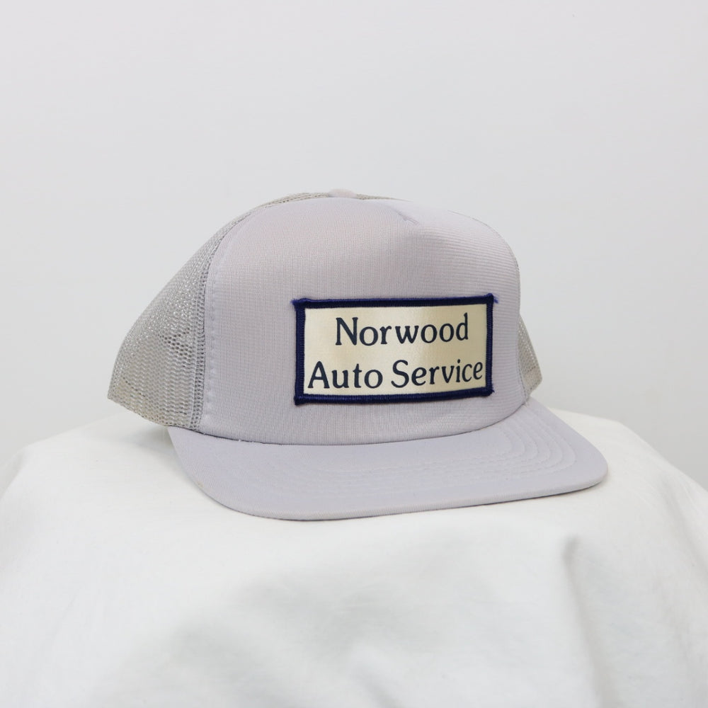 Vintage 80's Norwood Auto Service Trucker Hat - OS-NEWLIFE Clothing