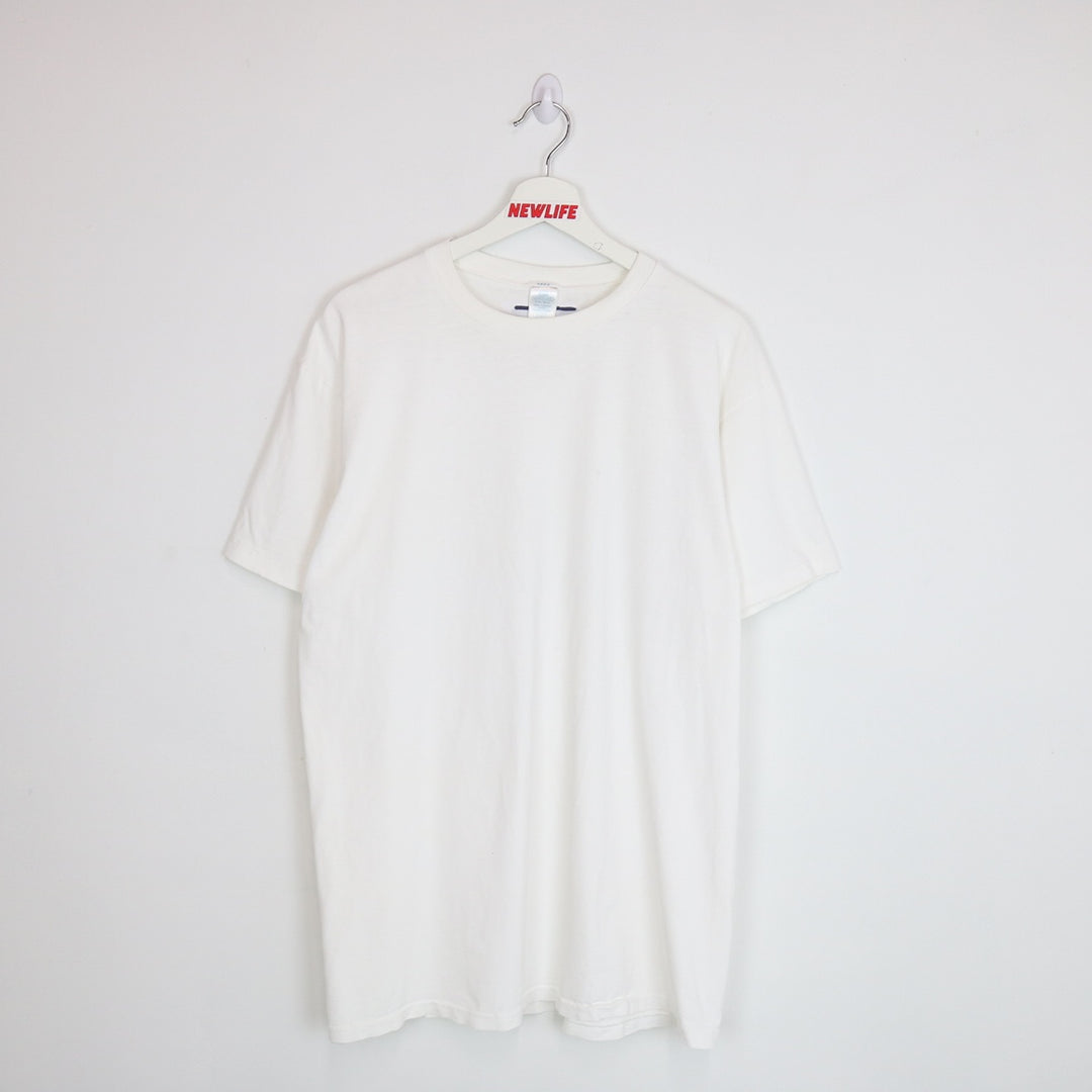 Vintage 90's Stafford Blank Tee - L-NEWLIFE Clothing