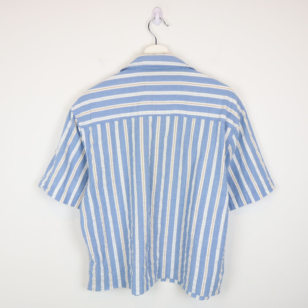 Penmans Striped Short Sleeve Button Up - M-NEWLIFE Clothing