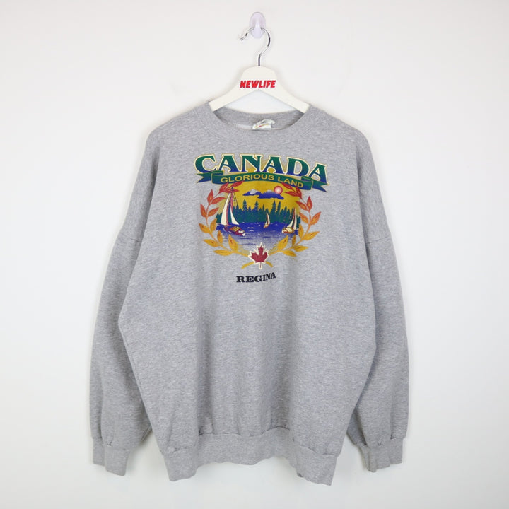 Vintage 90's Regina Canada Crewneck - XL-NEWLIFE Clothing