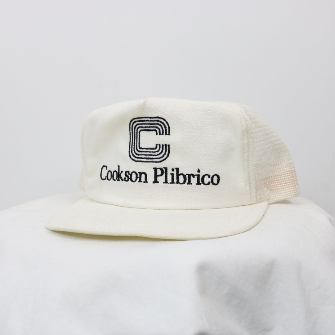 Vintage 80's Cookson Plibrico Trucker Hat - OS-NEWLIFE Clothing