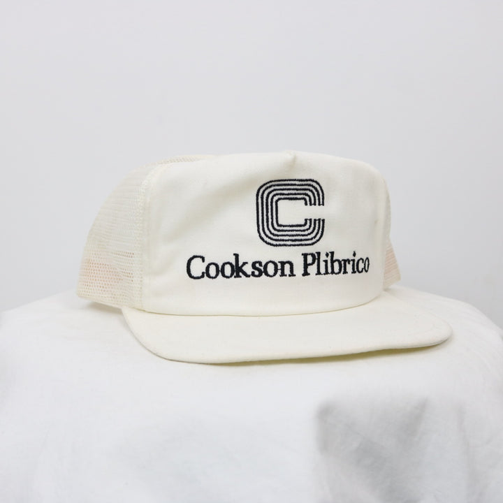 Vintage 80's Cookson Plibrico Trucker Hat - OS-NEWLIFE Clothing