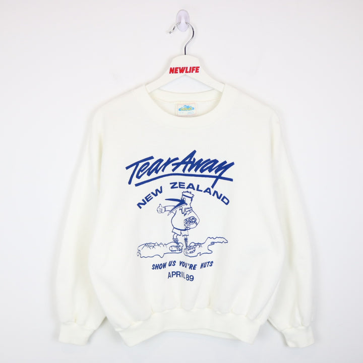 Vintage 1989 Tear Away New Zealand Crewneck - S-NEWLIFE Clothing