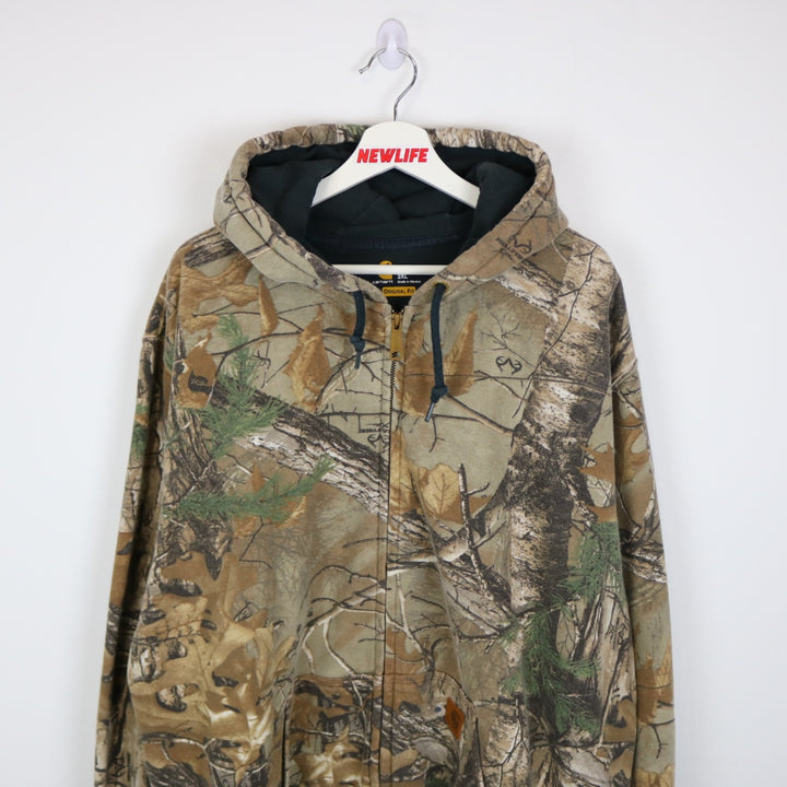 Carhartt Real Tree Camo Zip Up Work Hoodie - XXL-NEWLIFE Clothing