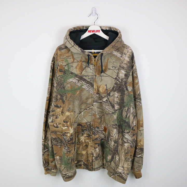 Carhartt Real Tree Camo Zip Up Work Hoodie - XXL-NEWLIFE Clothing
