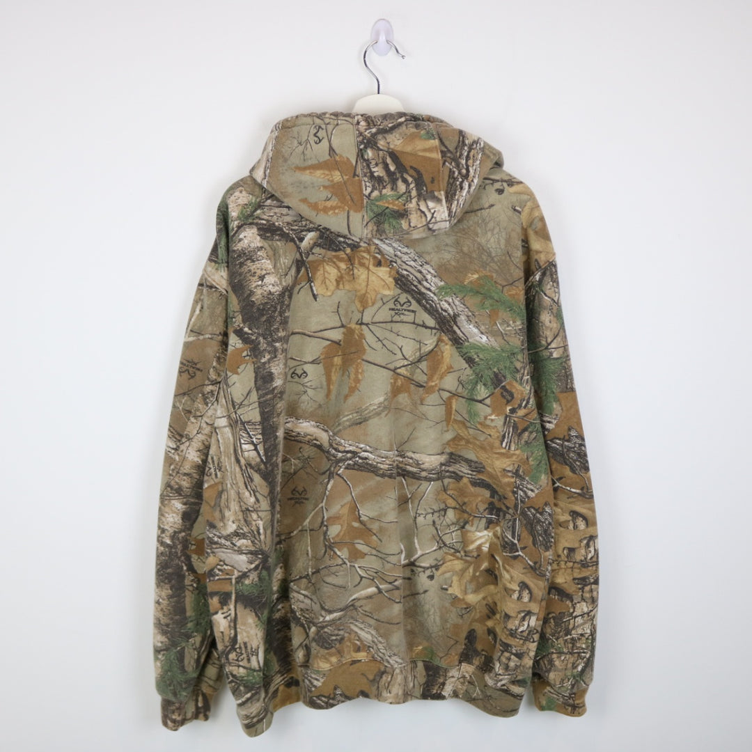 Carhartt Real Tree Camo Zip Up Work Hoodie - XXL-NEWLIFE Clothing