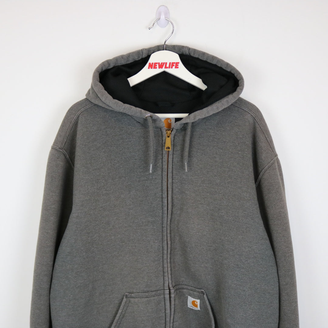 Carhartt Thermal Lined Zip Up Work Hoodie - XL-NEWLIFE Clothing
