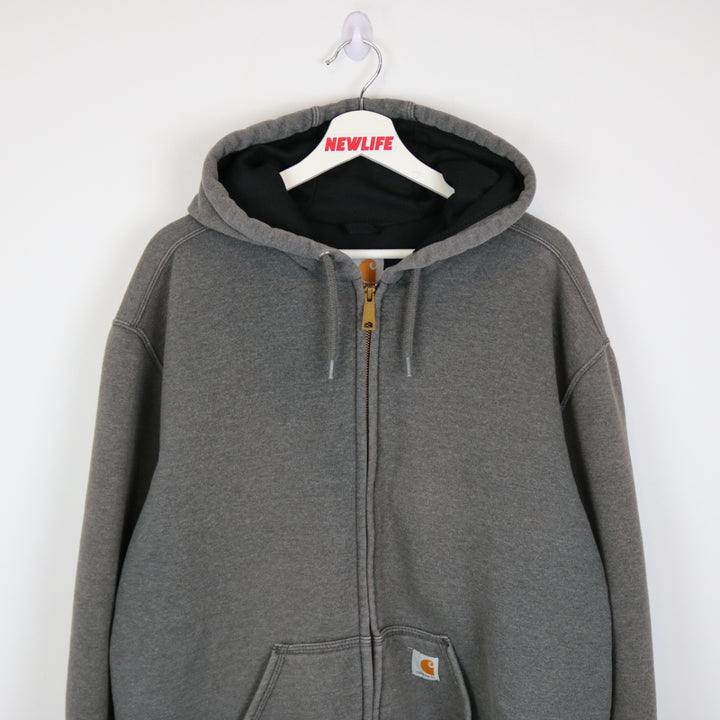 Carhartt Thermal Lined Zip Up Work Hoodie - XL-NEWLIFE Clothing