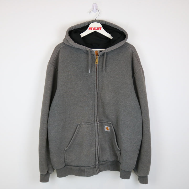 Carhartt Thermal Lined Zip Up Work Hoodie - XL-NEWLIFE Clothing