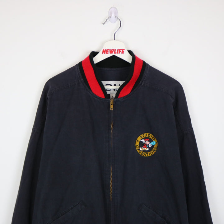 Vintage 80's Disney Mickey Mouse Studio Operations Jacket - L-NEWLIFE Clothing