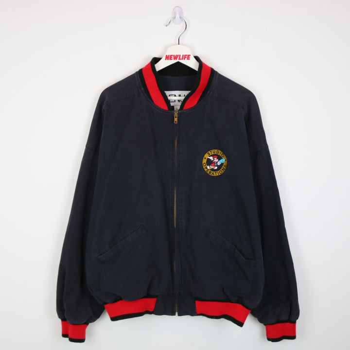 Vintage 80's Disney Mickey Mouse Studio Operations Jacket - L-NEWLIFE Clothing
