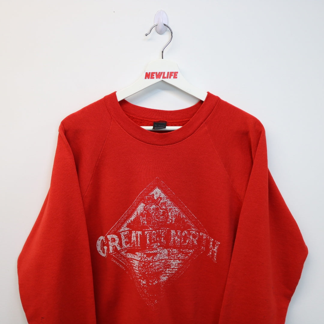 Vintage 90's Great True North Crewneck - S-NEWLIFE Clothing