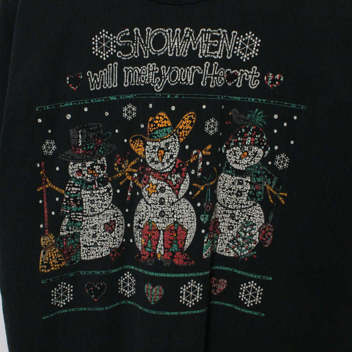 Vintage 80's Snowmen Tee - M-NEWLIFE Clothing