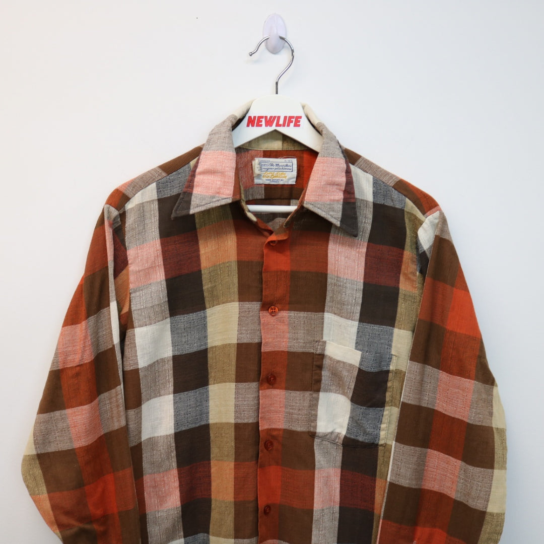 Vintage 80's Plaid Button Up - S-NEWLIFE Clothing