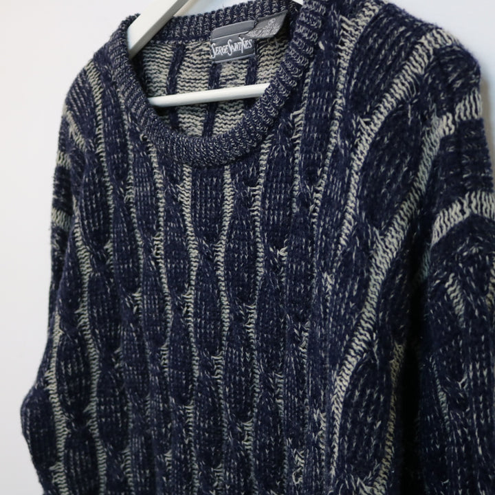 Vintage Cable Knit Sweater - S-NEWLIFE Clothing