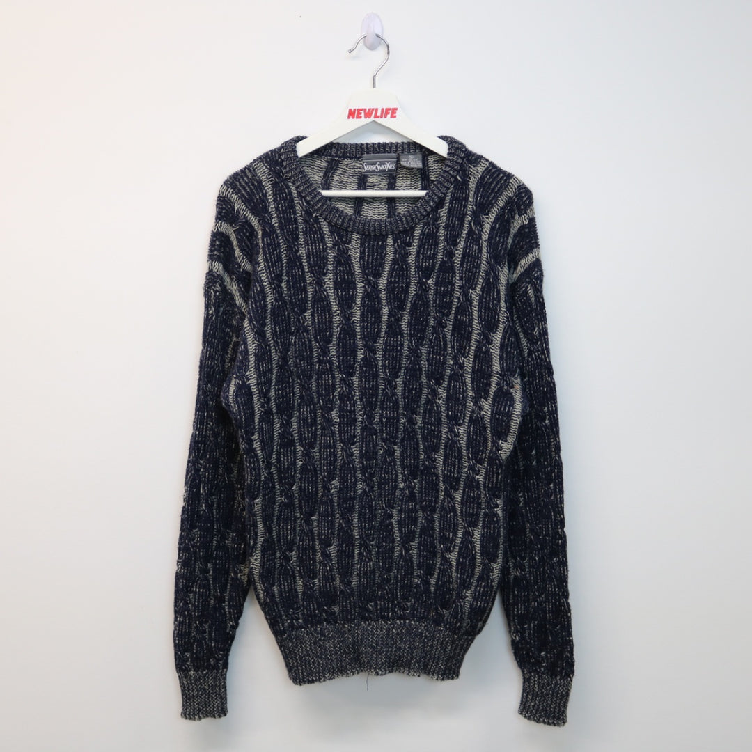 Vintage Cable Knit Sweater - S-NEWLIFE Clothing