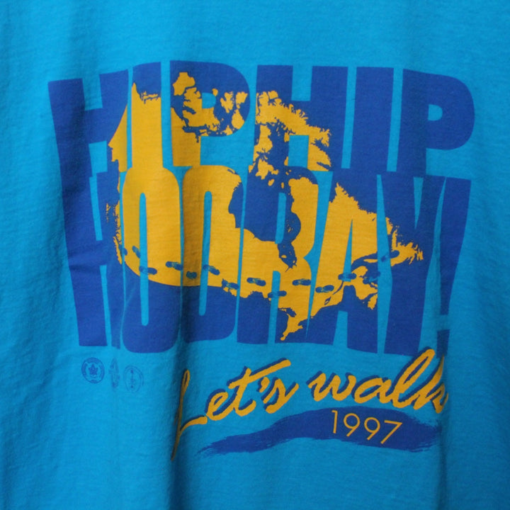 Vintage 1997 Hip Hip Hooray Tee - L-NEWLIFE Clothing