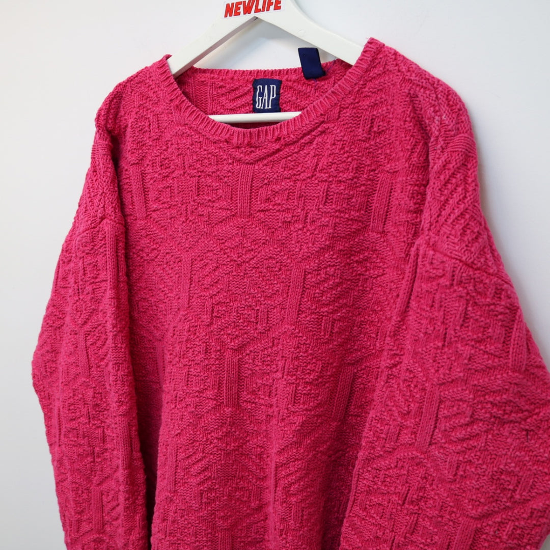 Vintage GAP Textured Knit Sweater - L-NEWLIFE Clothing