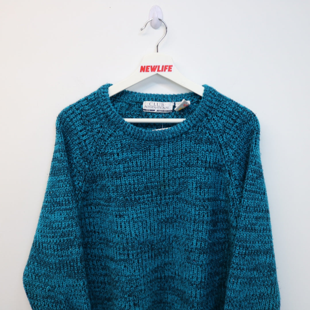 Vintage Patterned Knit Sweater - M-NEWLIFE Clothing