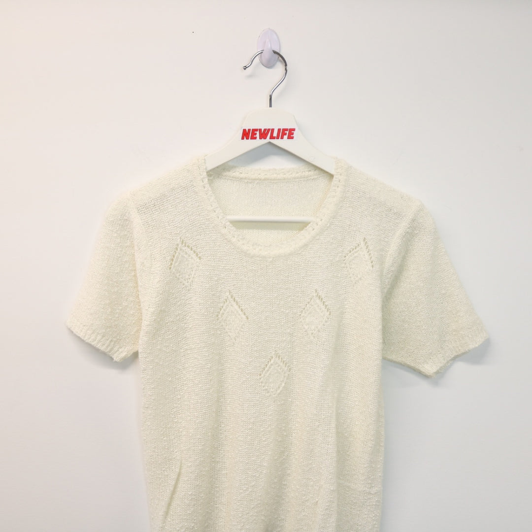 Vintage Textured Knit Tee - S-NEWLIFE Clothing