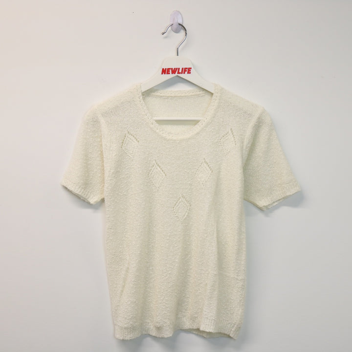 Vintage Textured Knit Tee - S-NEWLIFE Clothing