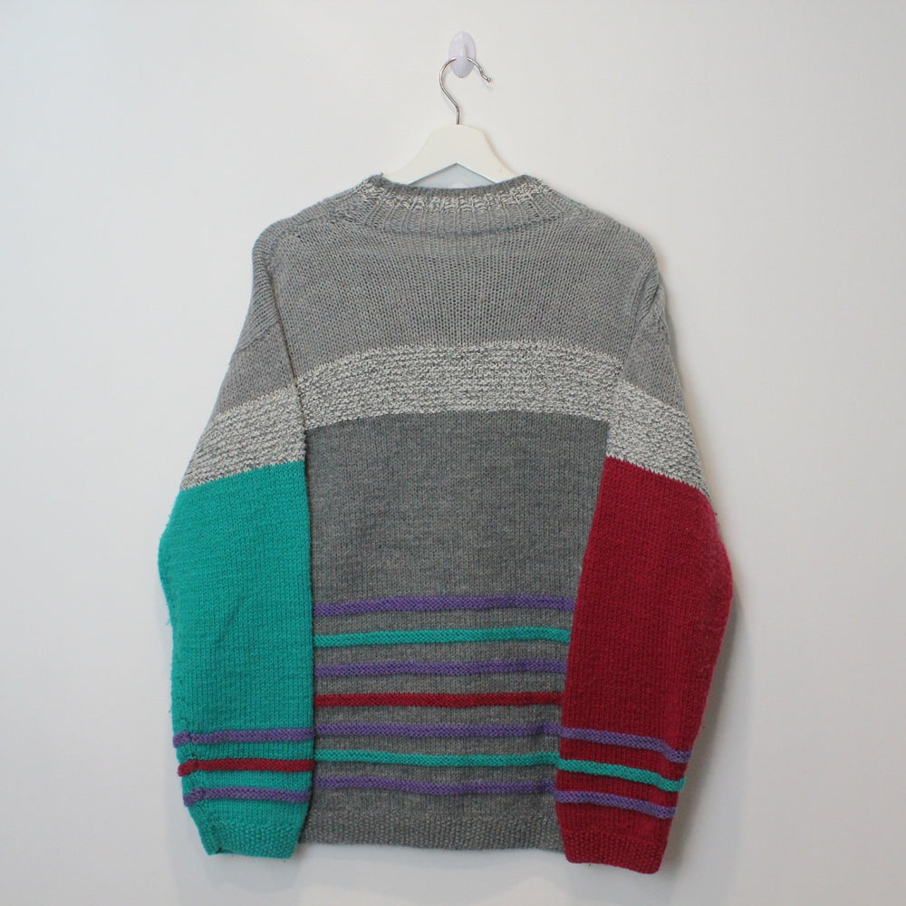 Vintage Striped Knit Sweater - S-NEWLIFE Clothing