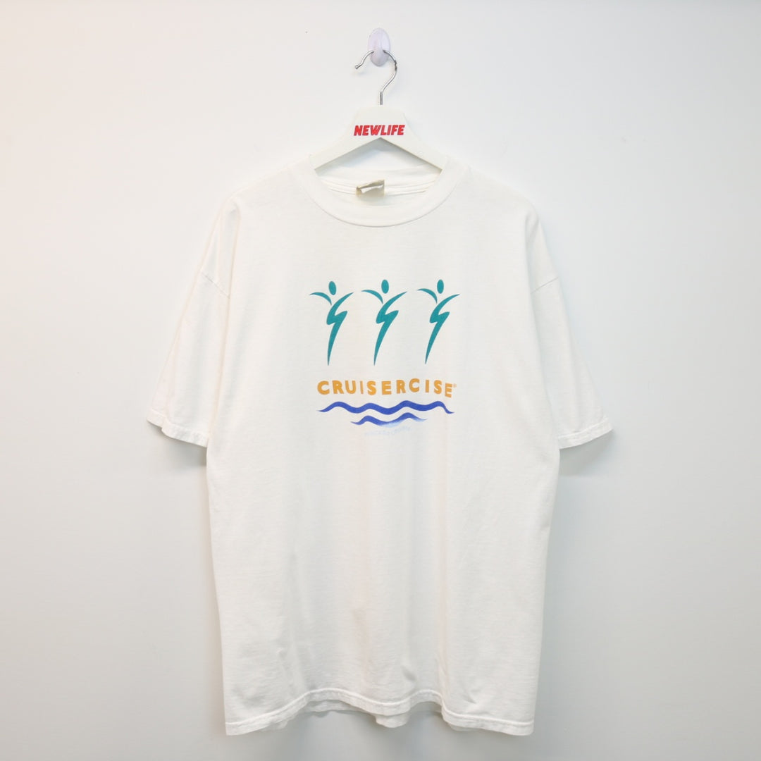 Vintage 90's Princess Cruise Cruisercise Tee - L/XL-NEWLIFE Clothing