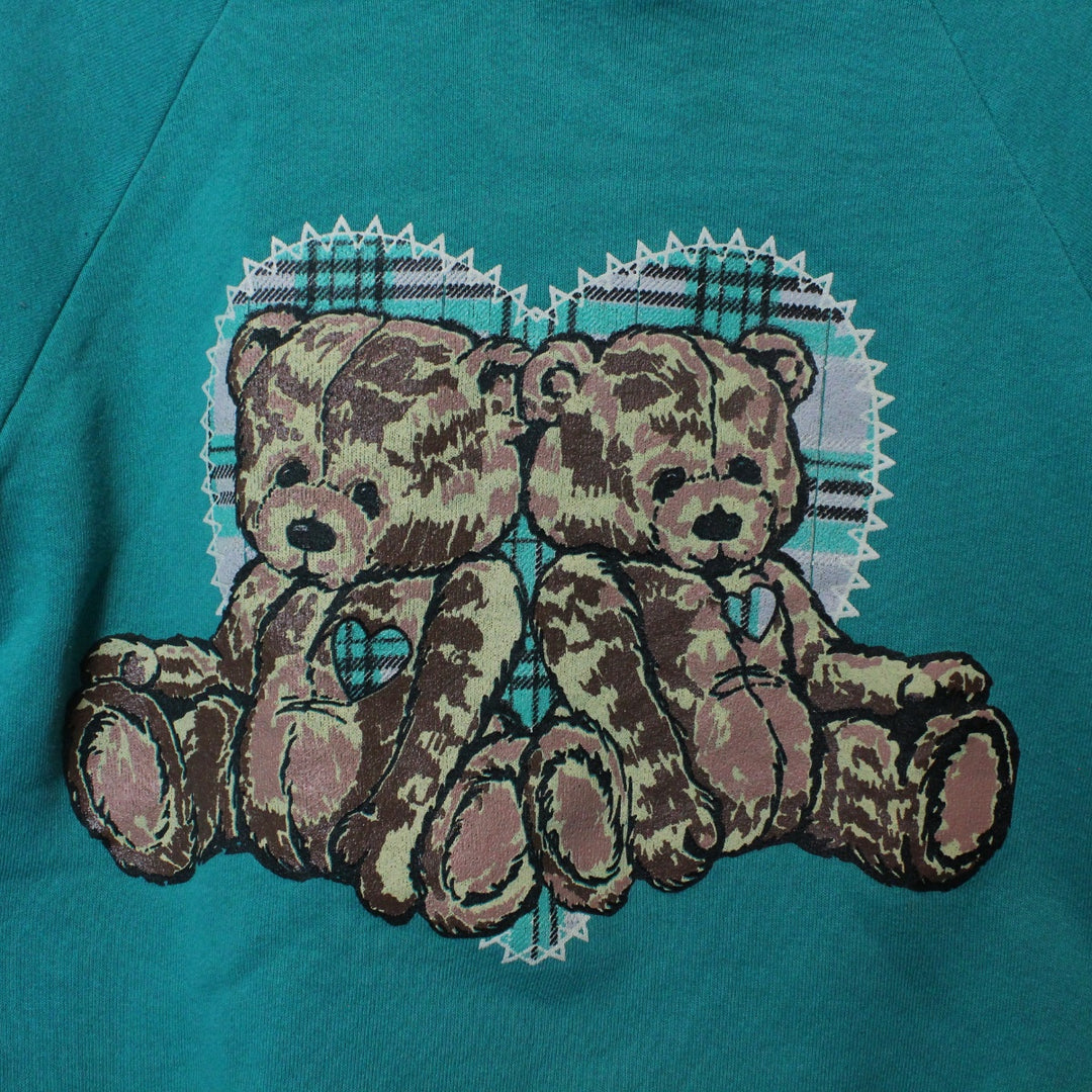 Vintage 80's Teddy Bear Crewneck - XS-NEWLIFE Clothing