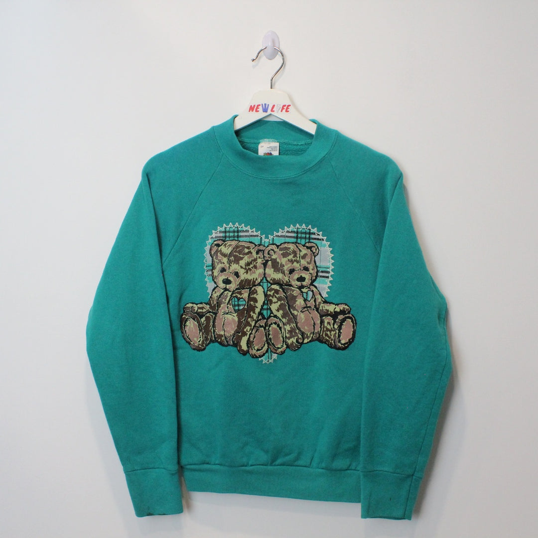 Vintage 80's Teddy Bear Crewneck - XS-NEWLIFE Clothing