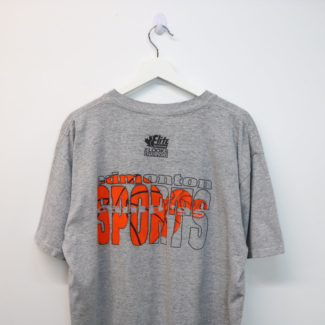 Vintage 1995 Edmonton Sports Basketball Tee - XL-NEWLIFE Clothing