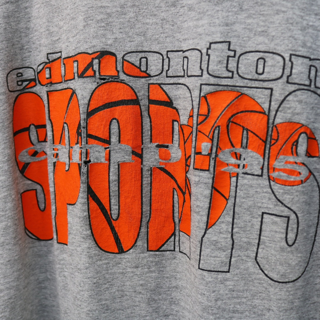 Vintage 1995 Edmonton Sports Basketball Tee - XL-NEWLIFE Clothing