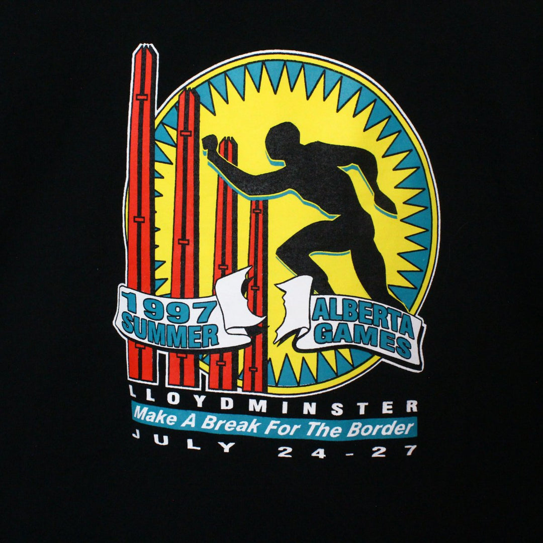 Vintage 1997 Alberta Summer Games Tee - L/XL-NEWLIFE Clothing