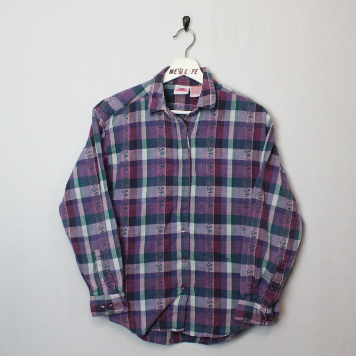 Vintage Plaid Button Up - S-NEWLIFE Clothing