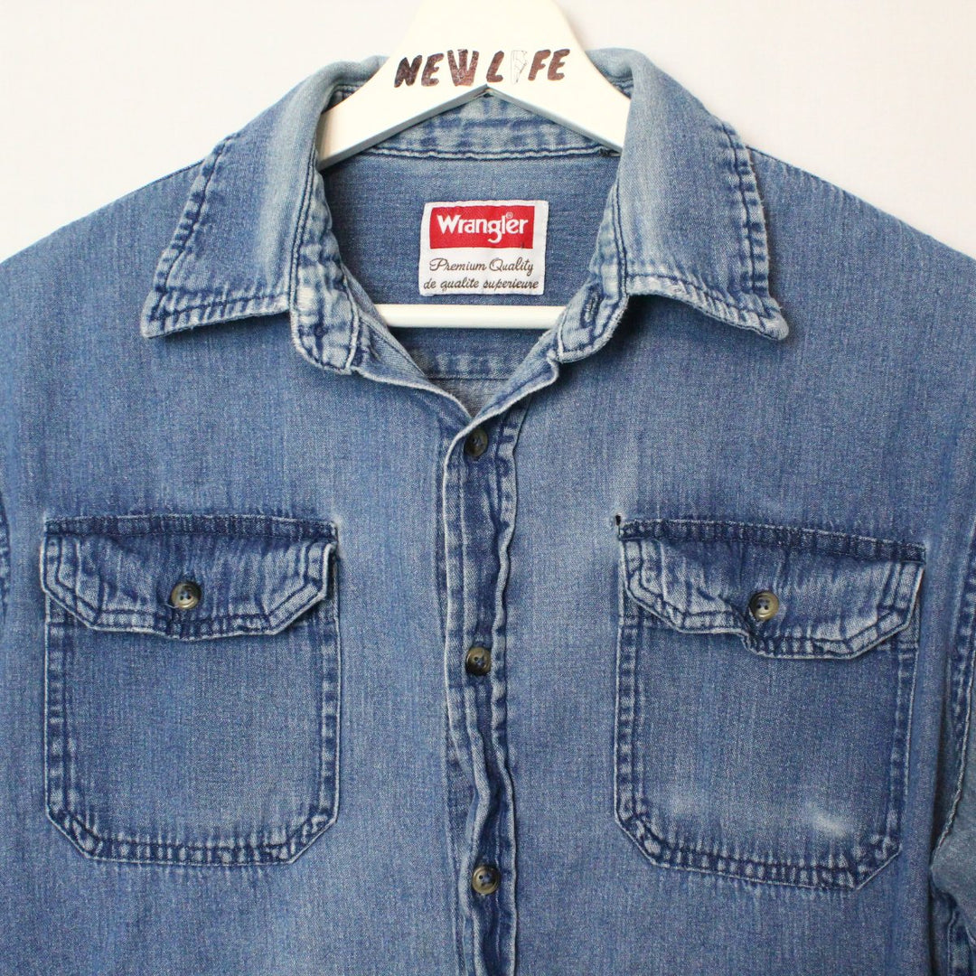 Vintage Wrangler Denim Button Up - M-NEWLIFE Clothing