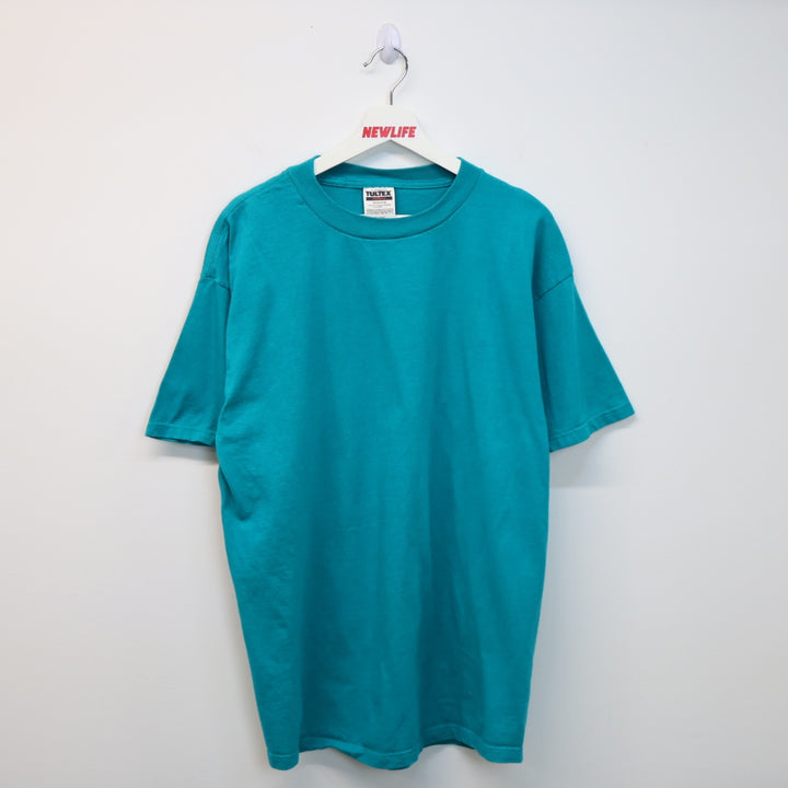 Vintage 90's Blank Tultex Tee - L-NEWLIFE Clothing