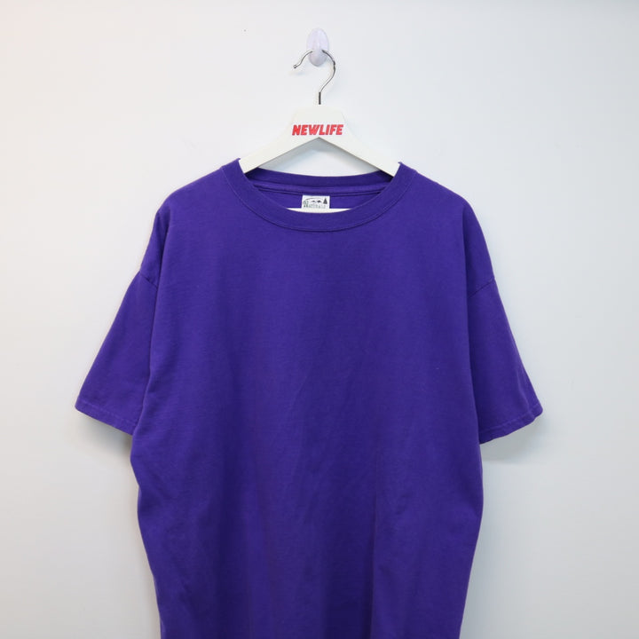 Vintage 90's Naturals Blank Tee - XL-NEWLIFE Clothing