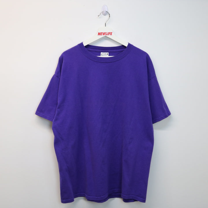 Vintage 90's Naturals Blank Tee - XL-NEWLIFE Clothing