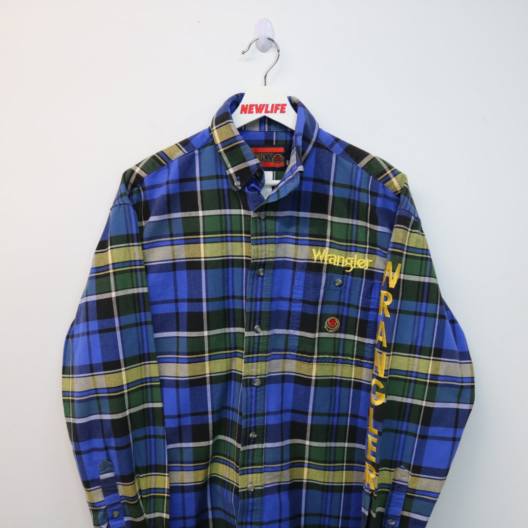 Vintage Twenty X Wrangler Plaid Button Up - M-NEWLIFE Clothing