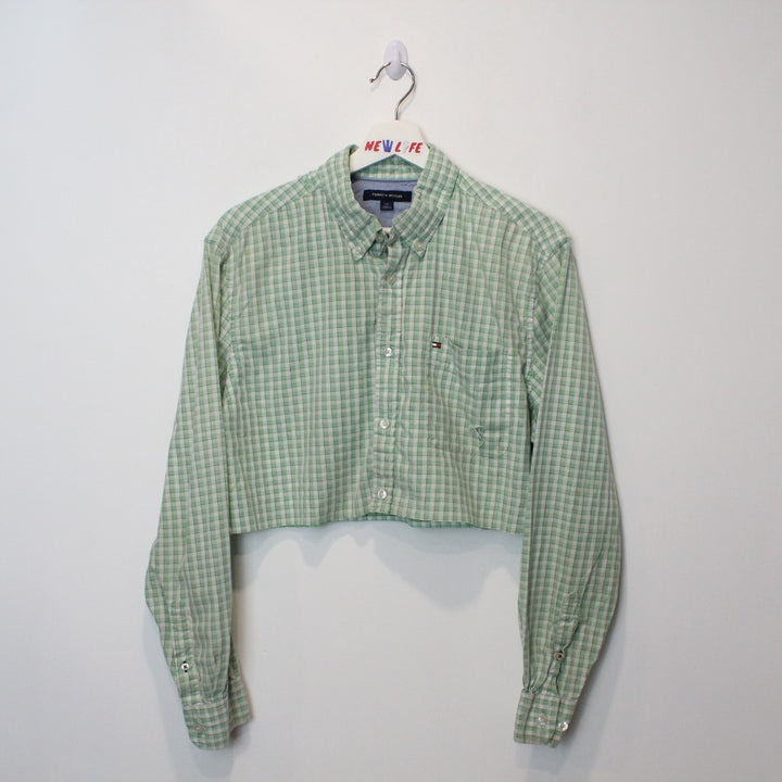 Vintage Tommy Hilfiger Cropped Button Up - L-NEWLIFE Clothing