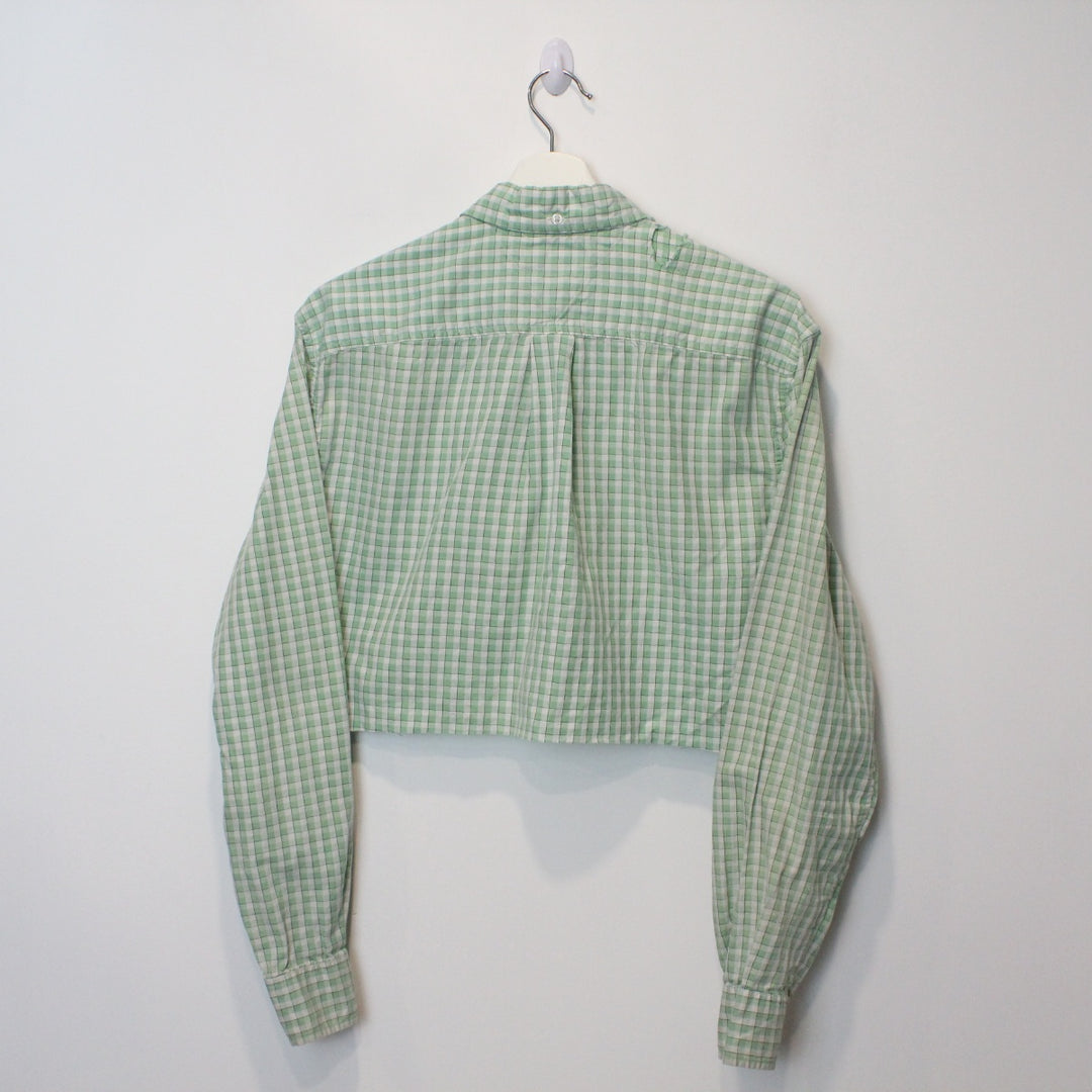 Vintage Tommy Hilfiger Cropped Button Up - L-NEWLIFE Clothing