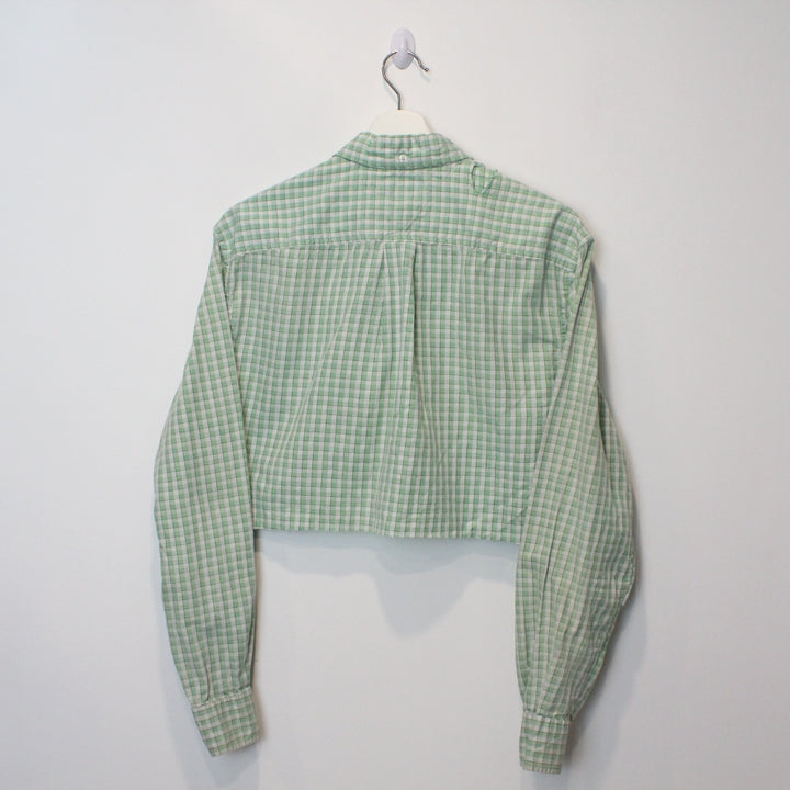 Vintage Tommy Hilfiger Cropped Button Up - L-NEWLIFE Clothing