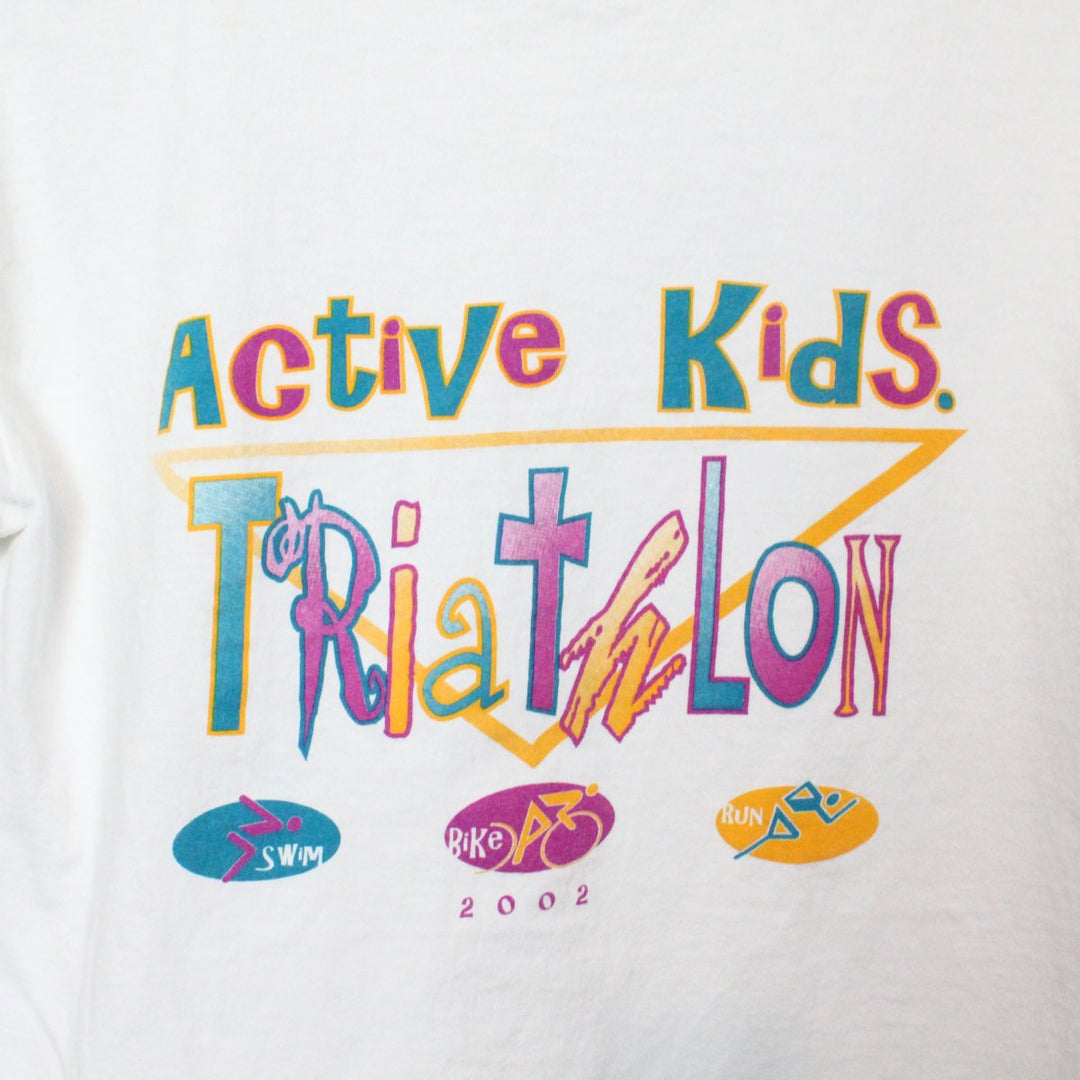 Vintage 02' Active Kids Tee - XS-NEWLIFE Clothing