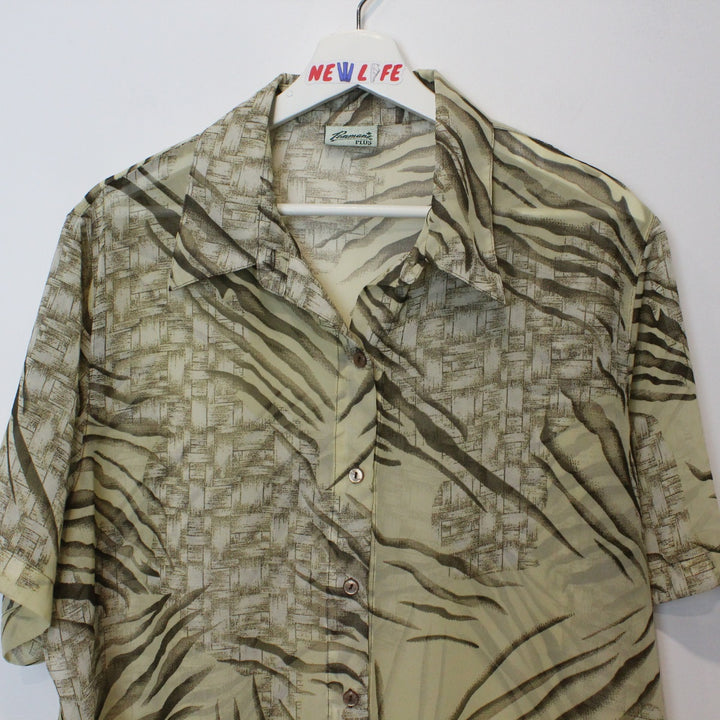 Penman's Sheer Short Sleeve Button Up - L/XL-NEWLIFE Clothing