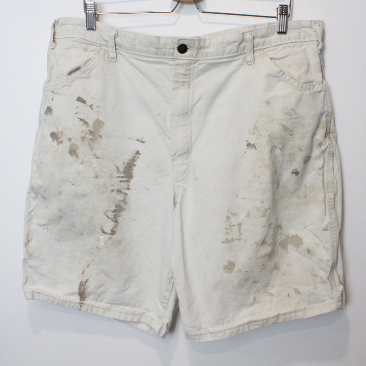 Dickies Paint Splattered Carpenter Work Shorts - 40"-NEWLIFE Clothing