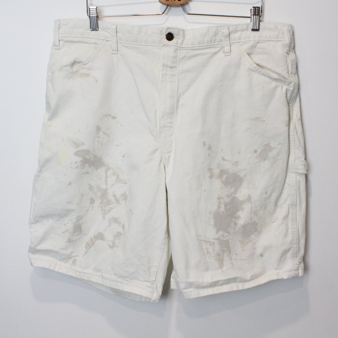 Dickies Paint Splattered Carpenter Work Shorts - 40"-NEWLIFE Clothing