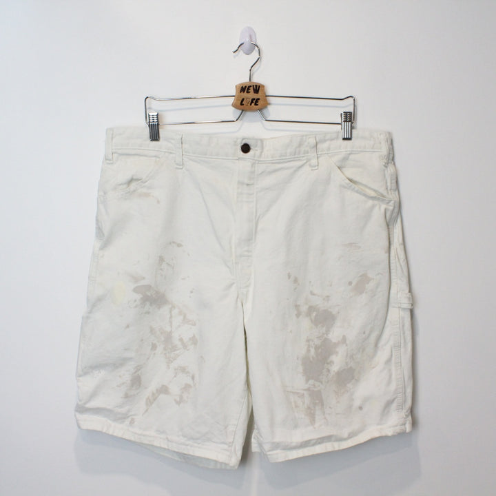 Dickies Paint Splattered Carpenter Work Shorts - 40"-NEWLIFE Clothing