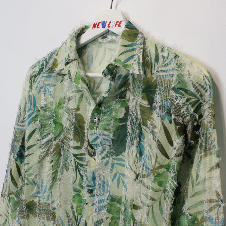 Vintage Floral Long Sleeve Button Up - XS-NEWLIFE Clothing